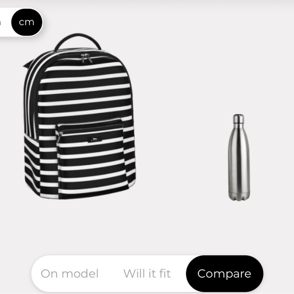 Scout Black and white backpack made with poly canvas
Wipe clean with damp towel - Picture 2 of 16